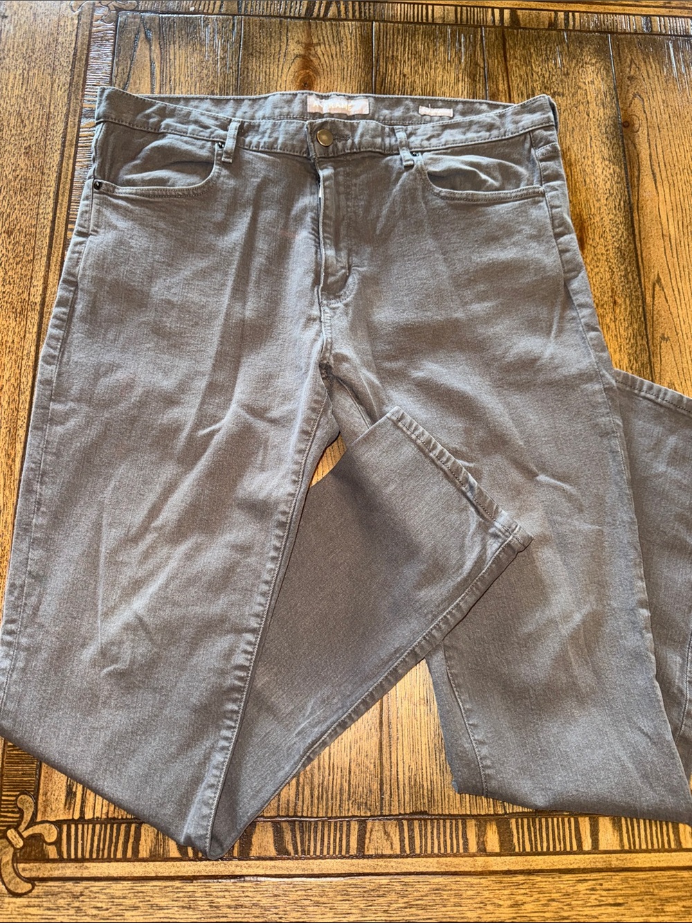 Men's Skinny Stretch Jeans — Charcoal Gray